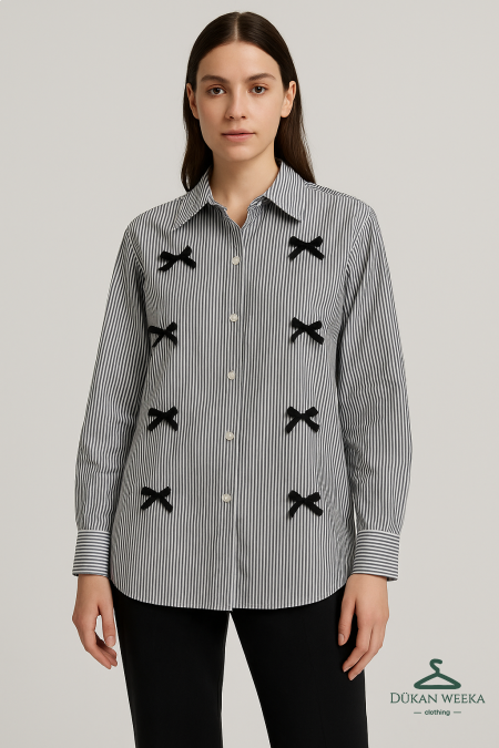 اسود مخطط فيونكة